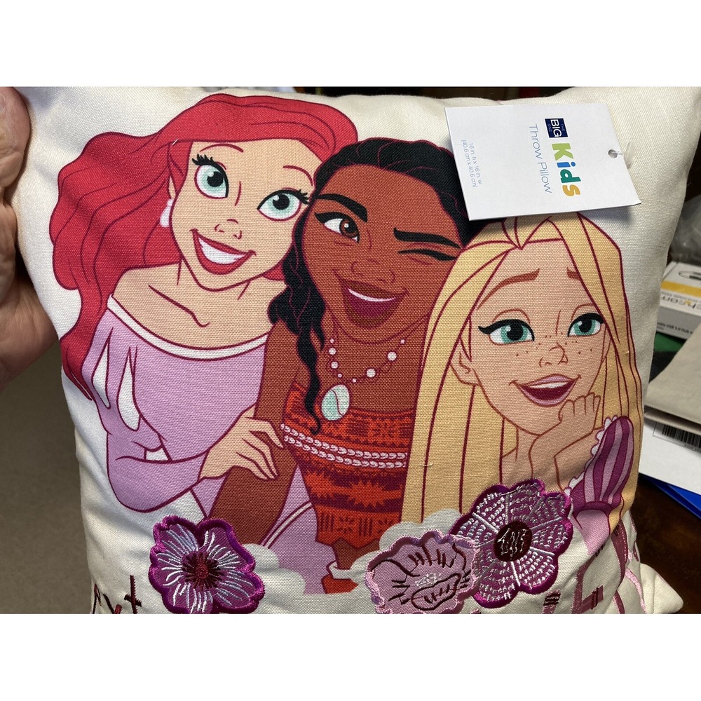 Disney's Ivory Princess Girl Power Pillow by The Big One -New With Tags - Picture 6 of 7